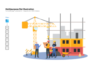 Flat Illustration Construction 2 Graphics