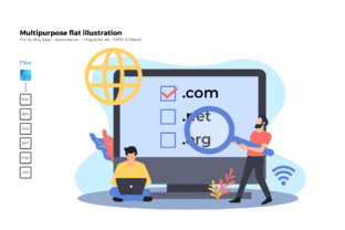 Flat Illustration Domain Review