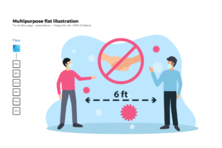 Flat Illustration Physical Graphics