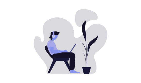 Flat Illustration Stay at Home: A Versatile Design Asset for Modern Projects