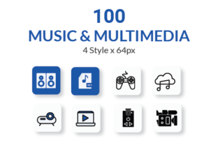 Music Multimedia Graphics and Icons